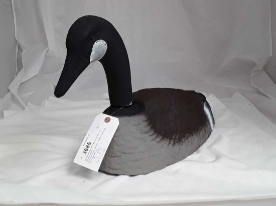 GOOSE DECOY WITH METAL STAND - NO MAKERS MARK