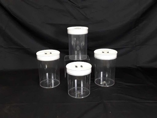4 CLICKCLACK JARS - AIR TIGHT SEALS