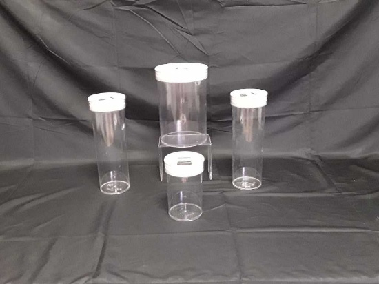 4 CLICKCLACK JARS - AIR TIGHT SEALS