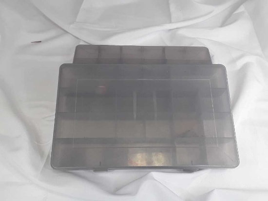 2 PLANO PLASTIC FISHING STORAGE BINS