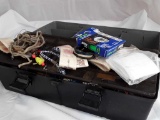 SHOOTERS ACC BOX FILLED W/MISC FISHING GEAR