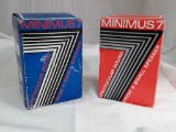 2 REALISTIC MINIMUS 7 SMALL SPEAKERS IN ORIG BOX