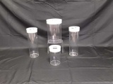 4 CLICKCLACK JARS - AIR TIGHT SEALS
