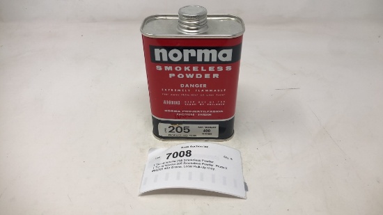 1 Tin of Norma 205 Smokeless Powder.