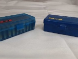 2 Plastic Cases of 44 Caliber Ammo.