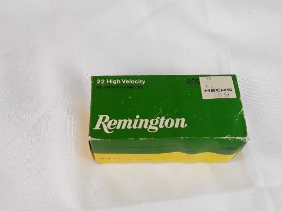 1 Box of Remington 22 Cal Ammo