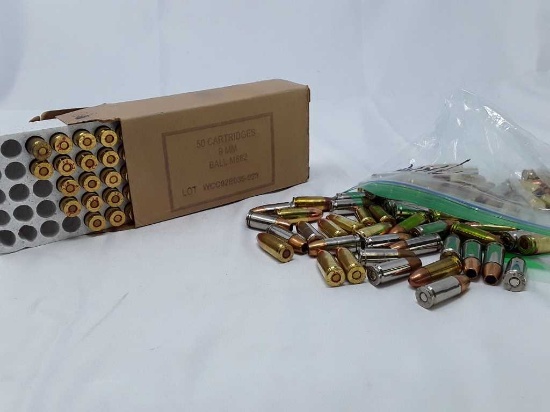 Lot of Misc 9 MM Ammo