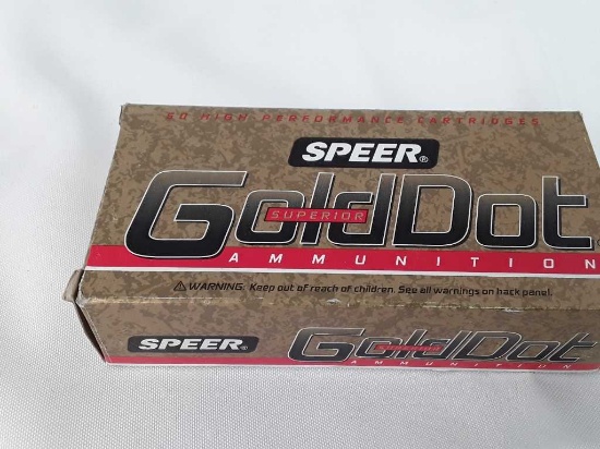 1 Box of Speer Gold Dot 40 S&W Ammo.