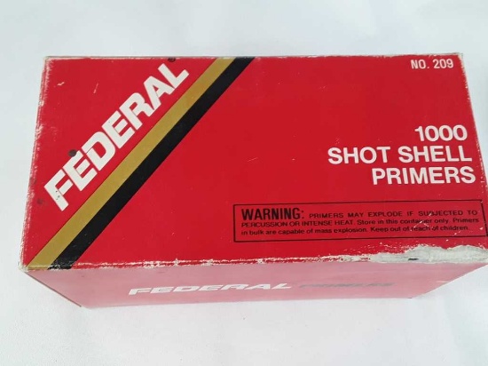 1 Box of Federal 1000 Shot Shell Primers.