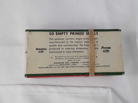 1 Box of Remington Empty 45 Auto Rim Shells.