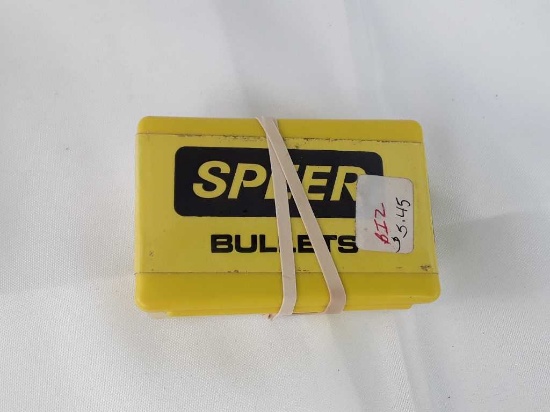 1 Box of Speer 38 Cal Bullets.