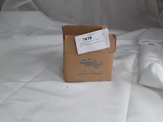 1 BOX OF DENVER BULLETS .45 CAL FLATPOINT