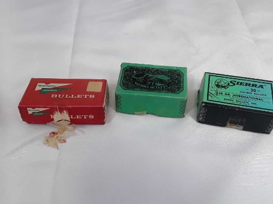 3 Boxes of .30 Caliber Bullets.