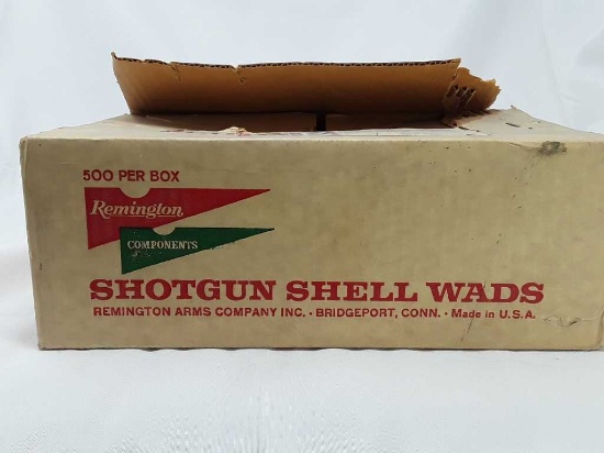 1 BOX OF VINTAGE REMINGTON SHOTGUN SHELL WADS