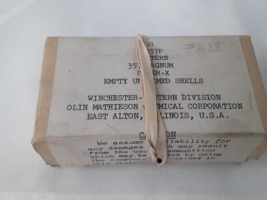 1 Vintage Box of Western 357 Magnum Empty Shells