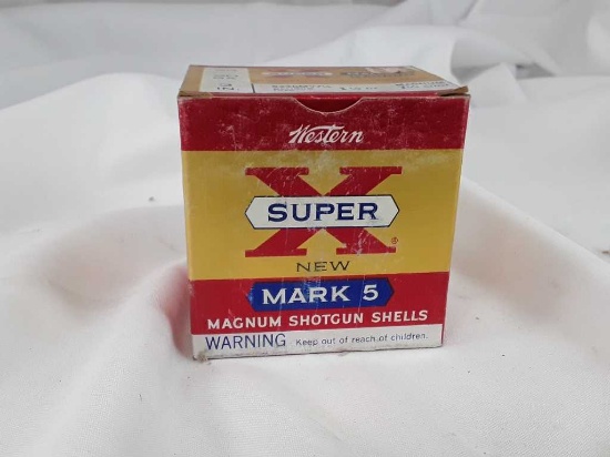 1 VIntage Box of Western Super X 20 Gauge Ammo