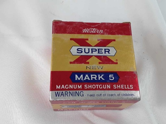 1 VIntage Box of Western Super X 20 Gauge Ammo.