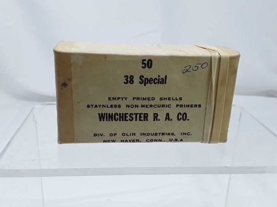 1 Box of Vintage Winchester 38 Special Empty Shels