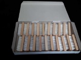 BOX OF SMALL RECTANGLE BRUSHES QTY20