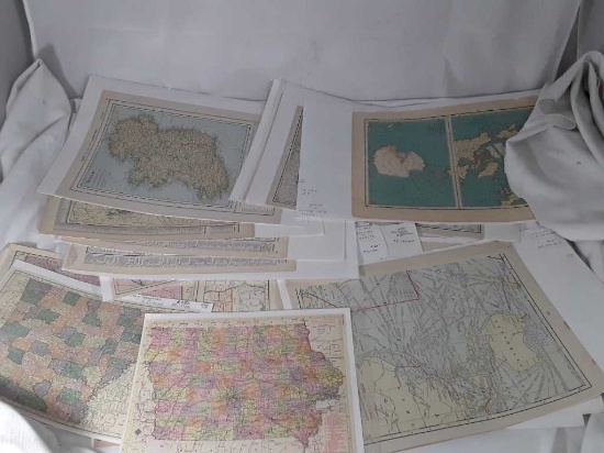 20 VINTAGE MAPS FROM THE ERA