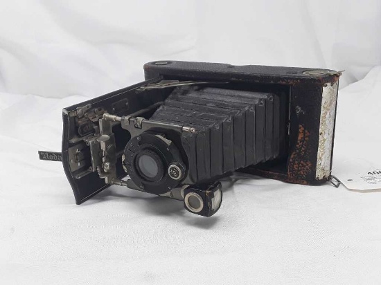 ANTIQUE KODAK CAMERA NO A-122 FOLDING CAMERA