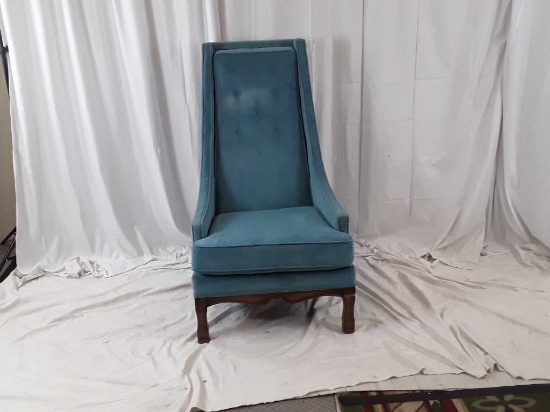 Blue Modern Low Arm Chair