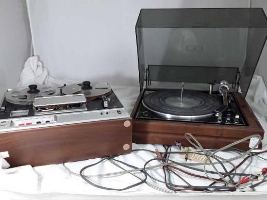 Garrard Turn Table and Sony Reel to Reel