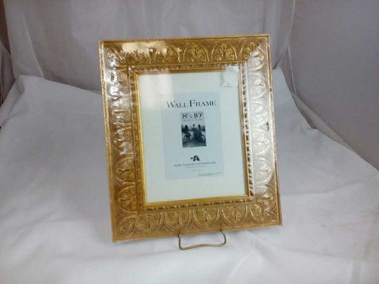 8' X 10 GOLD COLORED WALL FRAME NEW IN PACKAGE