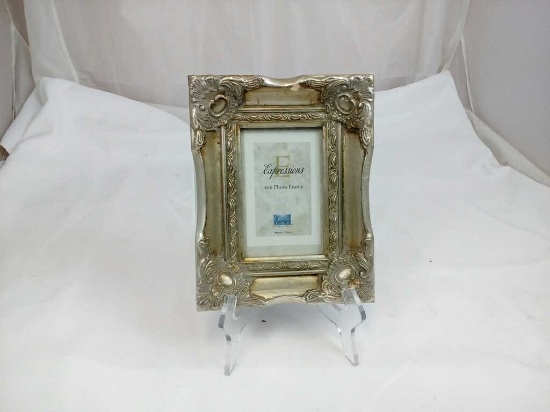 4" X 6" SILVER COLORED FRAME NEW