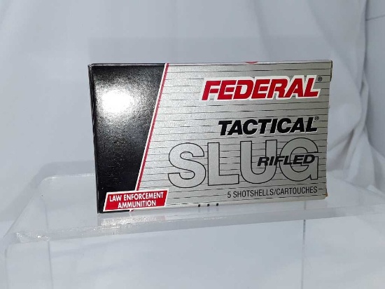 1 BOX OF FEDERAL 12 GAUGE AMMO