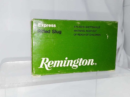 1 BOX OF REMINGTON PLASTIC 12 GAUGE AMMO