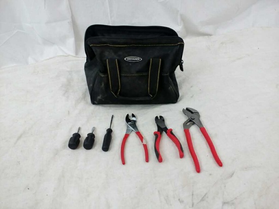 Black Voyager Bag w/ 6 Different Tools