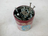 Can Full Of Screws & Bolts
