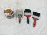 2 Packaging Tapes & 3 Big Paint Brushes