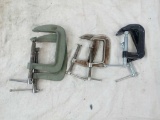 3 Pair Of C-Clamps