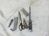 Lot Of Misc Cutting Knives