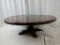 LOW ROUND COFFEE TABLE WITH GLASS TOP