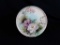 HAND-PAINTED COLLECTOR PLATTER - PURPLE FLOWERS