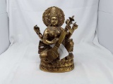 Large Bronze Four Armed Avalokiteshvara