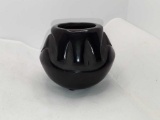 Santa Clara, Carved Blackware Pot,  3