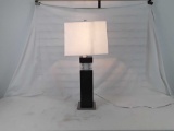 Dual Action Desk Lamp w/ Square Shade