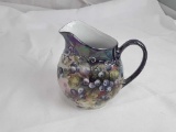 PORCELAIN PITCHER WITH HAND PAINTED ARTWORK