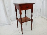 Rosewood End Table w/ Storage