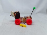VINTAGE FISHER PRICE DOG PULL TOY