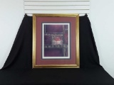 Large Framed Print w/Greek Statues in the Middle