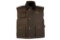 OWO 300BR4 OILSKIN VEST BROWN SIZE SMALL