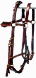 BRID 930BL HALTER BRIDLE COMBO W/ REINS BL