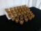 36 AMBER COLORED TEALITE COVER BASKETS - 3