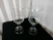 2 MEDIUM CLEAR GLASS VASE - 8