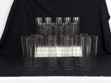 24 GLASS CYLINDERS FOR CANDLES - 4